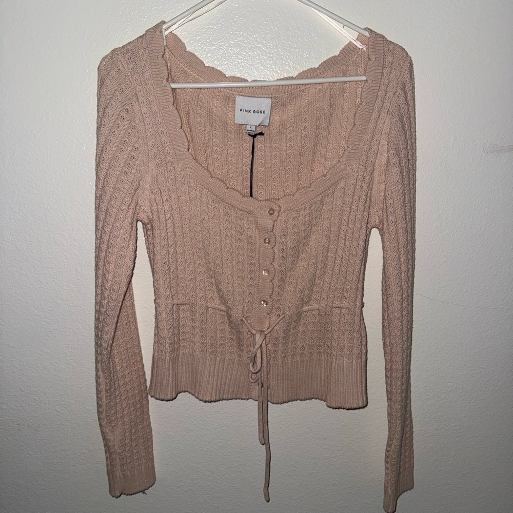 New with tags blush pink sweater!